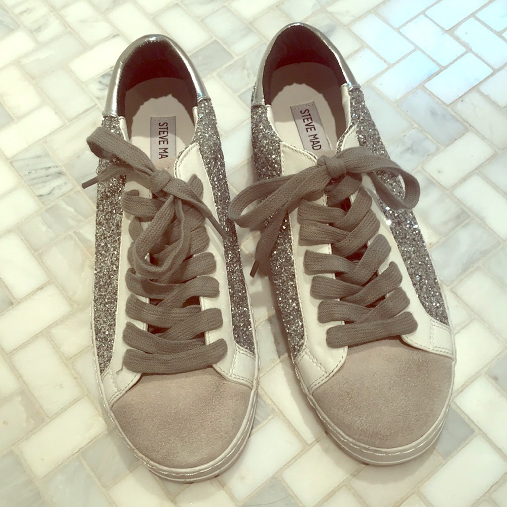 Steve Madden sparkly sneakers
